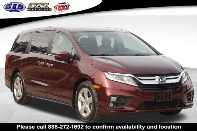 Red (Burgundy) 2019 Honda Odyssey EX FWD Minivan Front-Wheel Drive 9-Speed Automatic