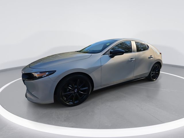 Gray (Platinum Quartz Metallic) 2025 Mazda MAZDA3 Hatchback Front-Wheel Drive 6-Speed Automatic