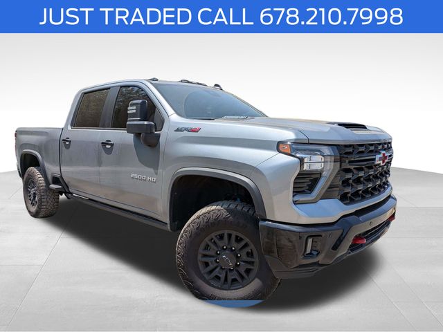 Sterling Gray Metallic 2025 Chevrolet Silverado 2500HD ZR2 Crew Cab 4WD Pickup Truck Four-Wheel Drive Automatic
