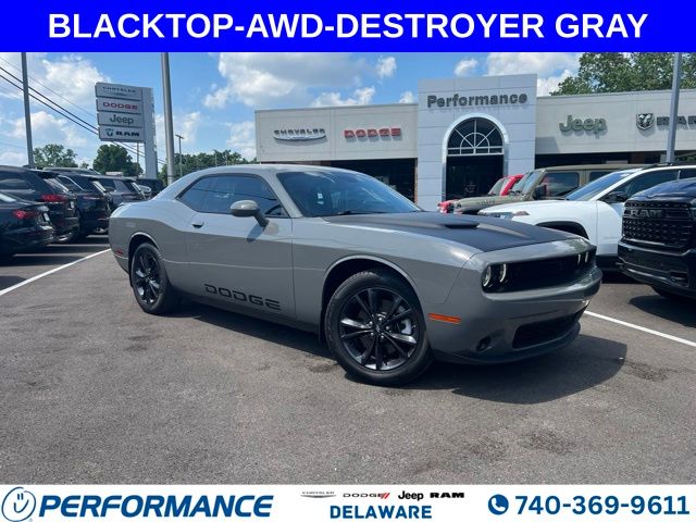 Destroyer Gray Clearcoat 2023 Dodge Challenger Coupe All-Wheel Drive 8-Speed Automatic