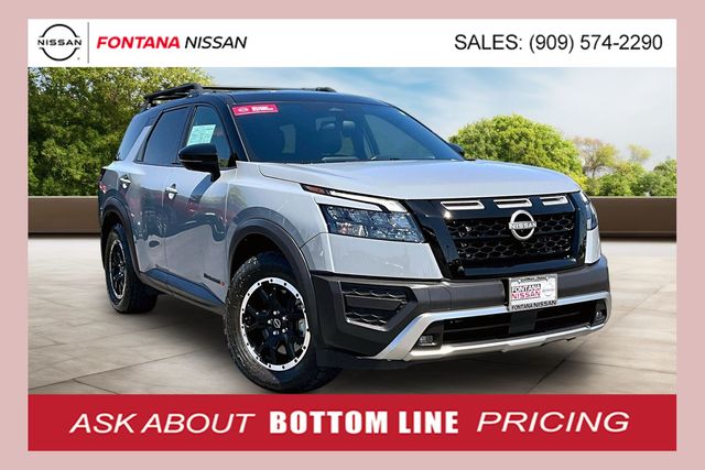 Solid Gray/Super Black 2024 Nissan Pathfinder SUV / Crossover All-Wheel Drive 9-Speed Automatic