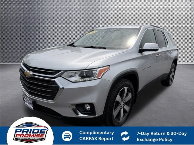 Silver Ice Metallic 2021 Chevrolet Traverse SUV / Crossover Four-Wheel Drive 9-Speed Automatic