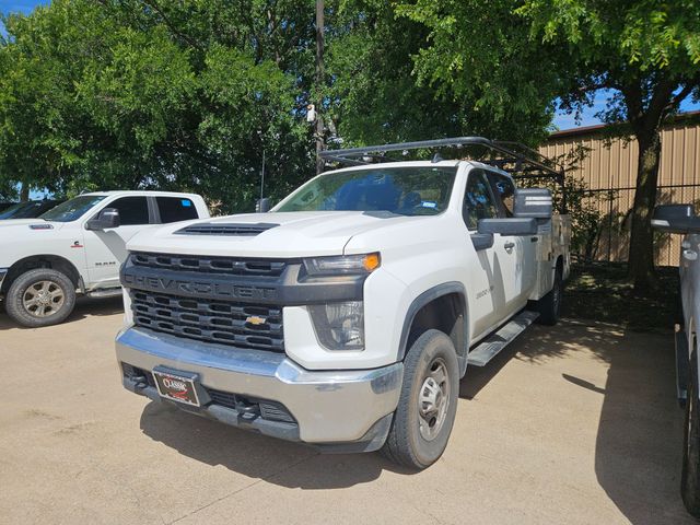 Summit White 2023 Chevrolet Silverado 2500HD Work Truck Crew Cab LB 4WD Pickup Truck Four-Wheel Drive 6-Speed Automatic