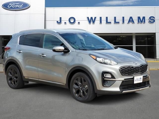 Steel Gray 2020 Kia Sportage SUV / Crossover Front-Wheel Drive 6-Speed Automatic Overdrive