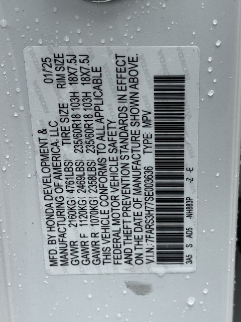 2025 Honda CR-V EX-L White at Community Honda