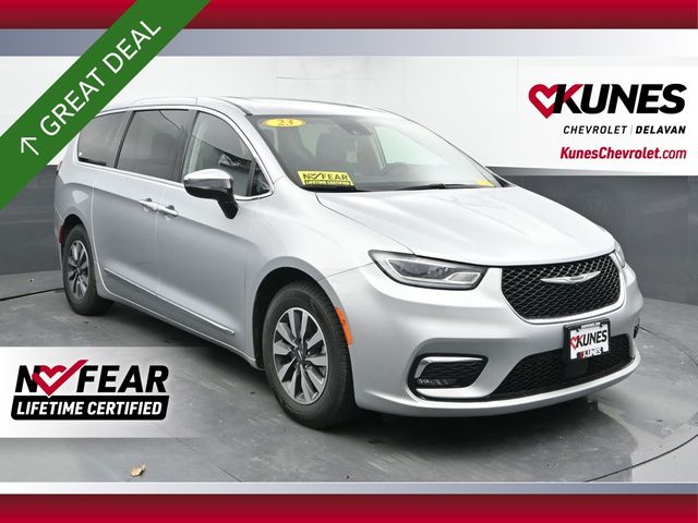 Silver Mist Clearcoat 2023 Chrysler Pacifica Hybrid Limited FWD Minivan Front-Wheel Drive Continuously Variable Transmission