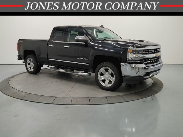 Black 2016 Chevrolet Silverado 1500 Pickup Truck Four-Wheel Drive 6-Speed Automatic Overdrive