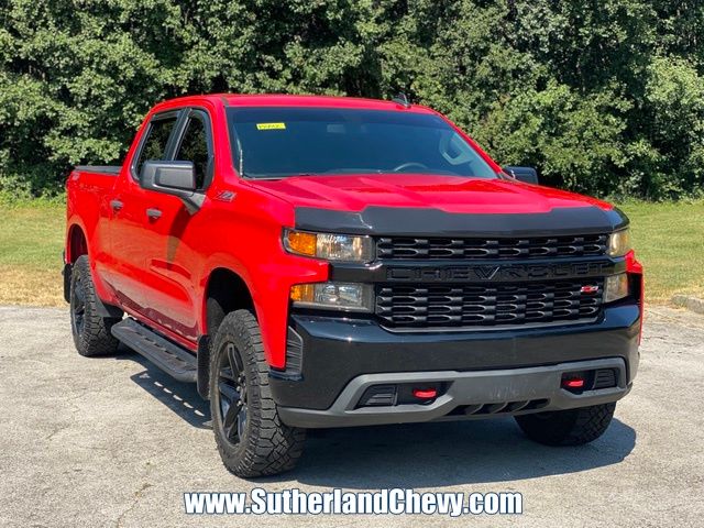 Red Hot 2022 Chevrolet Silverado 1500 Pickup Truck Four-Wheel Drive 8-Speed Automatic
