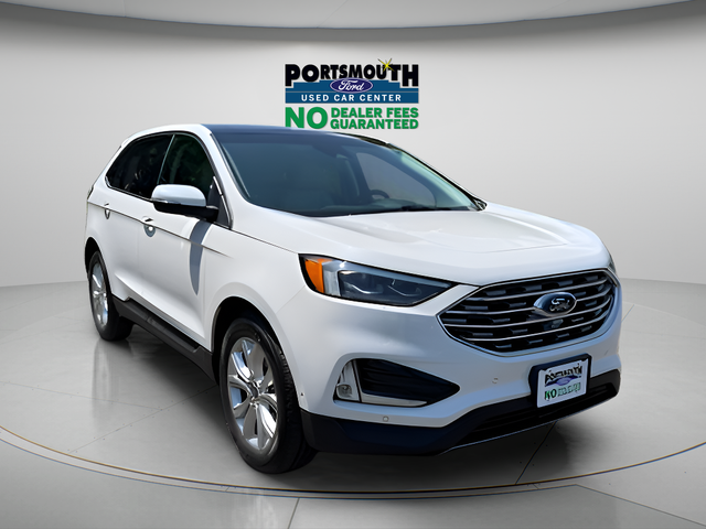 White Metallic 2020 Ford Edge SUV / Crossover All-Wheel Drive 8-Speed Automatic