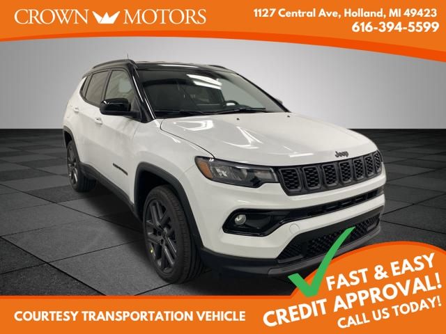 Bright White Clearcoat 2026 Jeep Compass SUV / Crossover Four-Wheel Drive 8-Speed Automatic