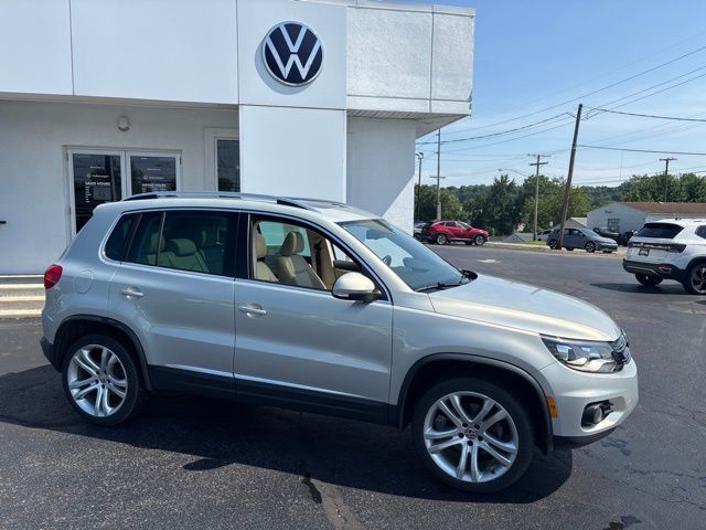 Used 2012 Volkswagen Tiguan SEL with VIN WVGBV7AX0CW599641 for sale in Wooster, OH