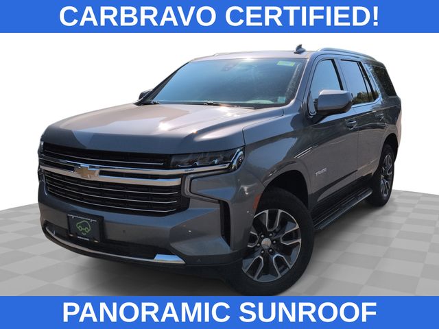 Gray (Satin Steel Metallic) 2022 Chevrolet Tahoe SUV / Crossover Four-Wheel Drive