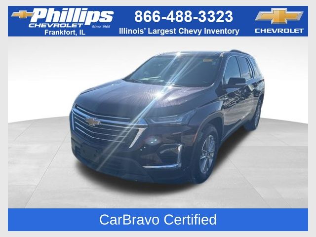 Black Cherry Metallic 2023 Chevrolet Traverse LT Cloth AWD SUV / Crossover Four-Wheel Drive 9-Speed Automatic