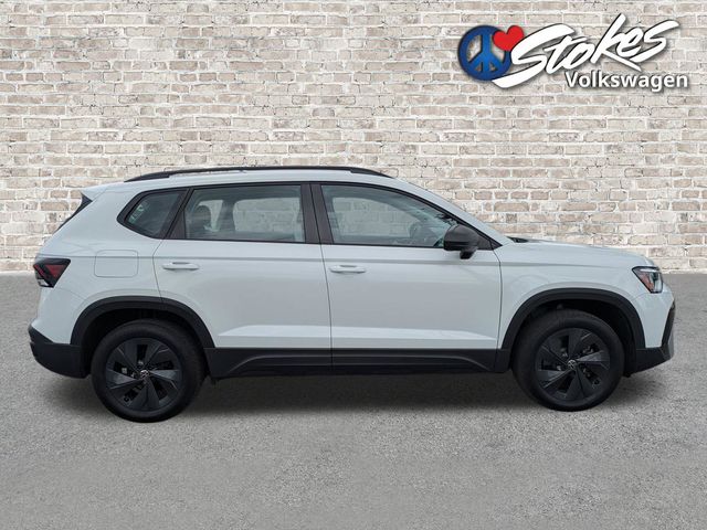 2025 Volkswagen Taos 1.5T S White at Stokes Volkswagen