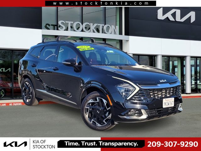 Ebony Black 2024 Kia Sportage SUV / Crossover All-Wheel Drive 8-Speed Automatic