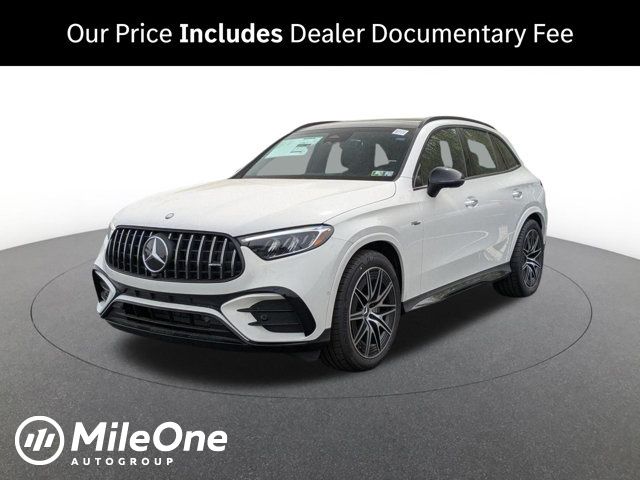Polar White 2025 Mercedes-Benz GLC SUV / Crossover All-Wheel Drive 9-Speed Automatic