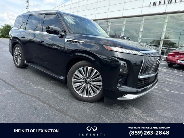 Mineral Black 2025 INFINITI QX80 Sensory 4WD SUV / Crossover All-Wheel Drive 9-Speed Automatic