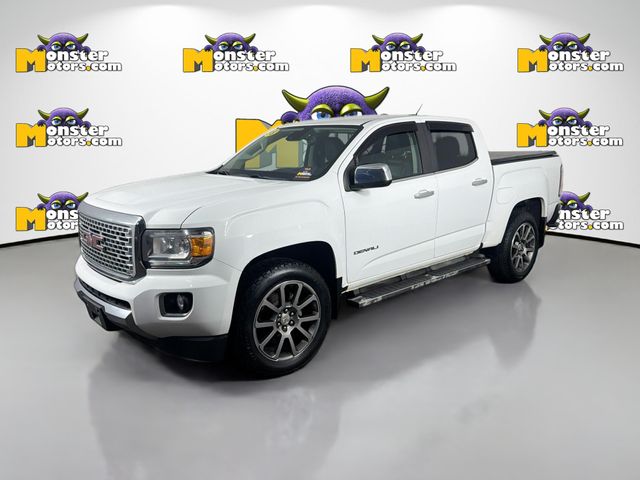 White 2018 GMC Canyon Denali Crew Cab 4WD Pickup Truck Four-Wheel Drive 8-Speed Automatic