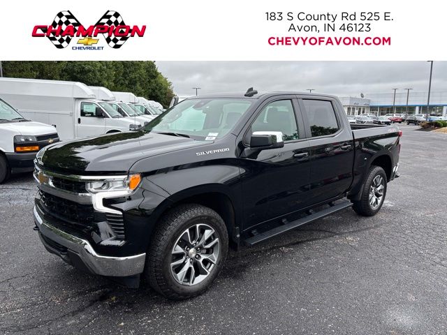 Black 2024 Chevrolet Silverado 1500 Pickup Truck Four-Wheel Drive 8-Speed Automatic