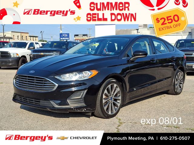 Black Metallic 2020 Ford Fusion Sedan All-Wheel Drive 6-Speed Automatic