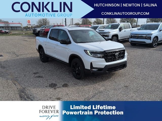 Platinum White Pearl 2026 Honda Ridgeline Black Edition AWD Pickup Truck All-Wheel Drive 9-Speed Automatic