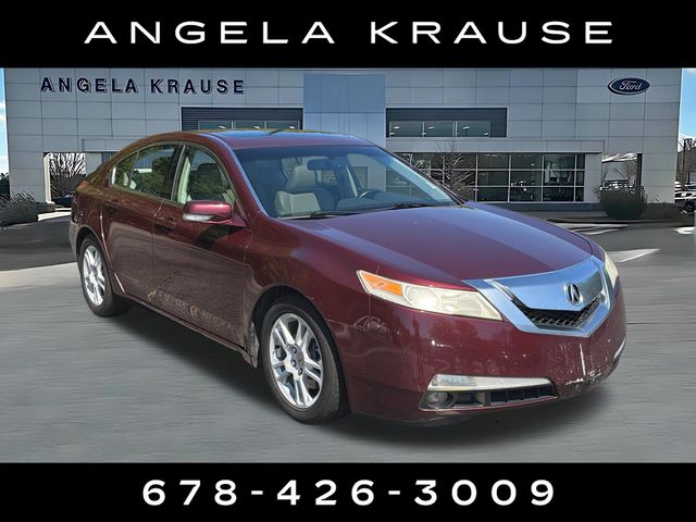 Basque Red Pearl 2009 Acura TL Sedan Front-Wheel Drive 5-Speed Automatic
