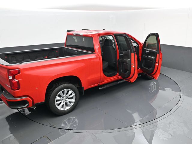 2021 Red Hot Chevrolet Silverado 1500 Custom 4X4 Truck