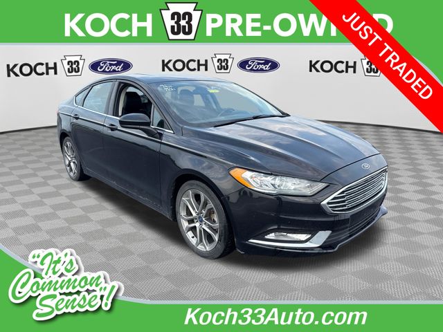 Shadow Black 2017 Ford Fusion Sedan Front-Wheel Drive 6-Speed Automatic