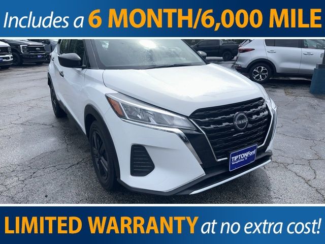 White (Fresh Powder) 2024 Nissan Kicks SUV / Crossover Front-Wheel Drive Continuously Variable Transmission