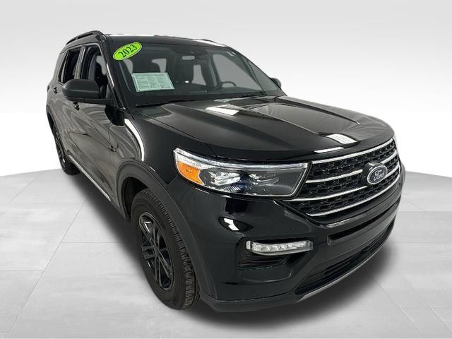 Agate Black Metallic 2023 Ford Explorer XLT AWD SUV / Crossover All-Wheel Drive Automatic