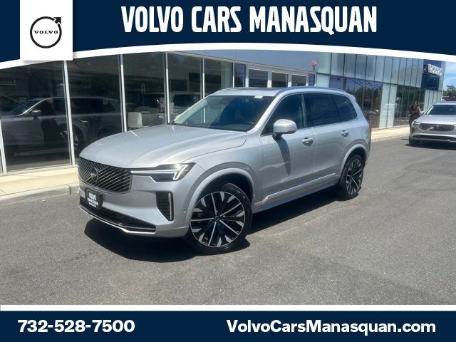 Silver Dawn Metallic 2025 Volvo XC90 B6 Plus Bright Theme 7-Passenger AWD SUV / Crossover All-Wheel Drive Automatic
