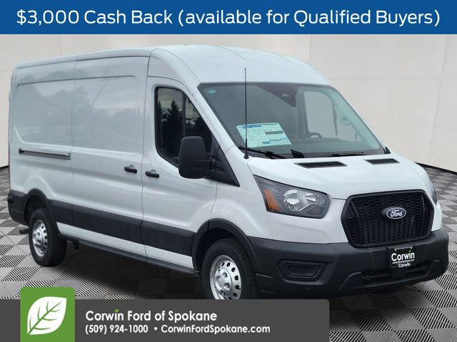 Oxford White 2026 Ford Transit Cargo 250 Medium Roof LB AWD Van All-Wheel Drive