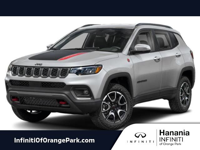 Red Hot Pearlcoat 2025 Jeep Compass SUV / Crossover Four-Wheel Drive 8-Speed Automatic