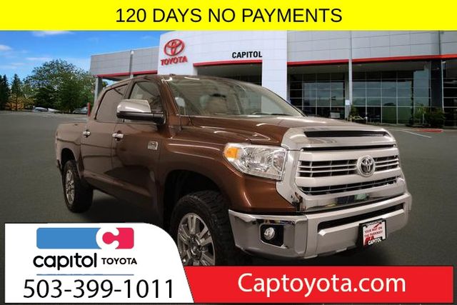 Sunset Bronze Mica 2014 Toyota Tundra Pickup Truck Four-Wheel Drive 6-Speed Automatic Overdrive