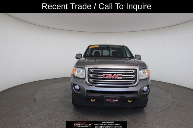 Gray (Satin Steel Metallic) 2018 GMC Canyon Pickup Truck Four-Wheel Drive 8-Speed Automatic