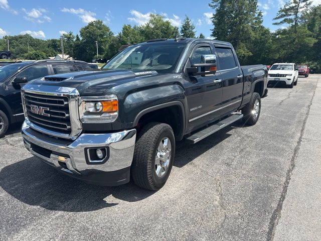 Dark Slate Metallic 2018 GMC Sierra 2500HD SLT Crew Cab SB 4WD Pickup Truck Four-Wheel Drive 6-Speed Automatic