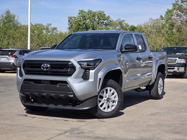 Silver 2026 Toyota Tacoma SR Double Cab RWD Pickup Truck 4X2 8-Speed Automatic