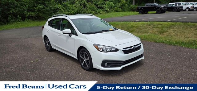 Crystal White Pearl 2022 Subaru Impreza Wagon All-Wheel Drive 7-Speed CVT