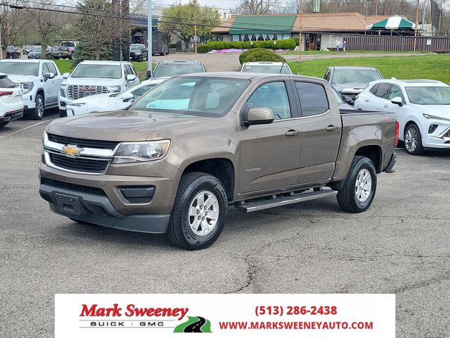 Brownstone Metallic 2015 Chevrolet Colorado Work Truck Crew Cab 4WD Pickup Truck Four-Wheel Drive 6-Speed Automatic