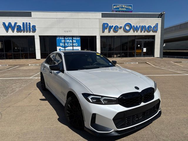 Mineral White Metallic 2025 BMW 3 Series Sedan Rear-Wheel Drive 8-Speed Automatic