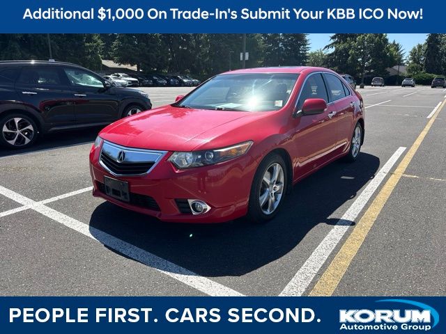 Milano Red 2013 Acura TSX Sedan Front-Wheel Drive 5-Speed Automatic