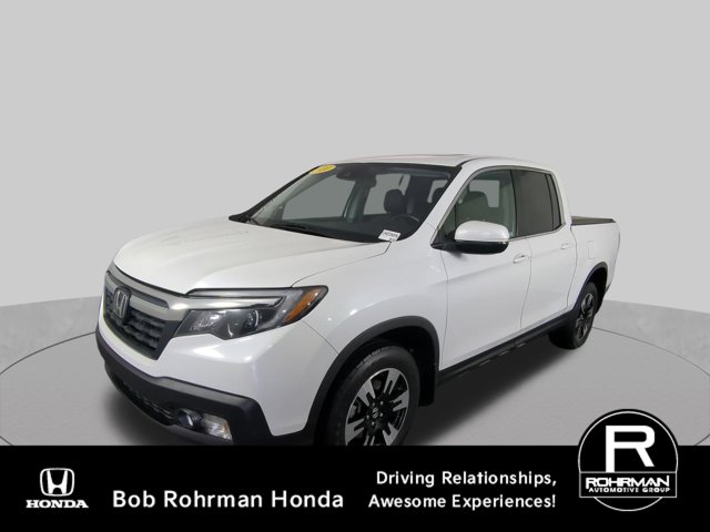 Platinum White Pearl 2020 Honda Ridgeline Pickup Truck All-Wheel Drive 9-Speed Automatic