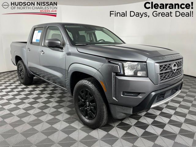 Gray (Gun Metallic) 2022 Nissan Frontier Pickup Truck 4X2 9-Speed Automatic