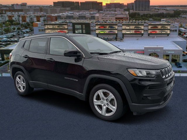 Diamond Black 2023 Jeep Compass SUV / Crossover Four-Wheel Drive 8-Speed Automatic