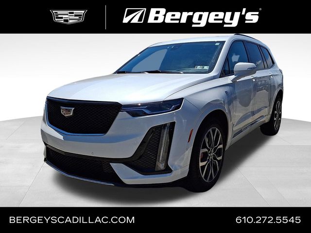 Crystal White Tricoat 2023 Cadillac XT6 Sport AWD SUV / Crossover Four-Wheel Drive 9-Speed Automatic