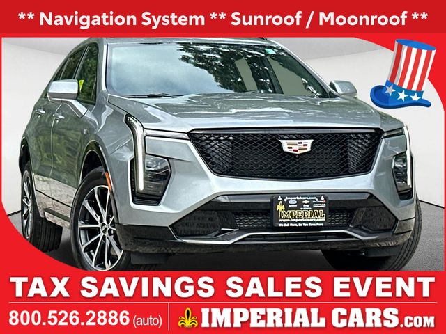 Argent Silver Metallic 2025 Cadillac XT4 SUV / Crossover Four-Wheel Drive 9-Speed Automatic