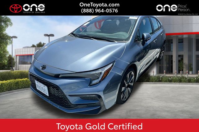 Celestite 2025 Toyota Corolla SE FWD Sedan Front-Wheel Drive Continuously Variable Transmission