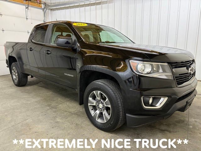 Black 2018 Chevrolet Colorado Pickup Truck Four-Wheel Drive 8-Speed Automatic