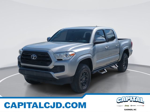 Silver 2016 Toyota Tacoma Double Cab V6 SR 4WD Pickup Truck Four-Wheel Drive 6-Speed Automatic