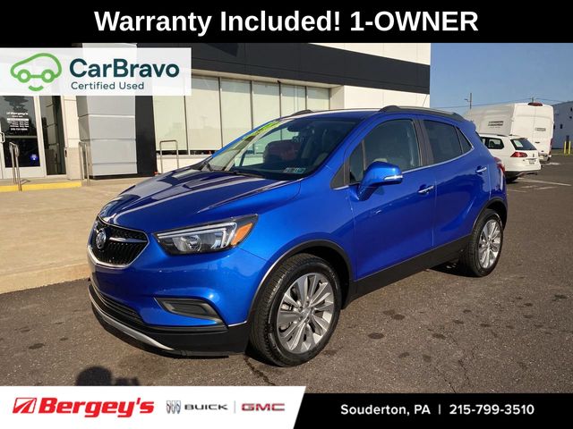 Brilliant Blue Metallic 2018 Buick Encore SUV / Crossover Front-Wheel Drive 6-Speed Automatic Overdrive